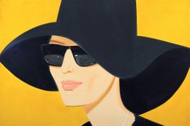 Alex Katz Black Hat #2, 2010 Albertina, Sammlung Batliner © Bildrecht, Wien, 2013