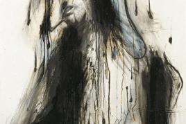 Arnulf Rainer Schwarze Rinnen, 1974 Albertina, Wien