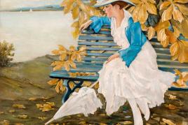 Edward Cucuel. 1875 San Francisco - 1954 Pasadena. Besuchte die Kunstakademie San Francisco sowie in Paris die Académie Julian und die Académie des Beaux Arts unter Gérôme. Ausrufpreis:	16000 Euro