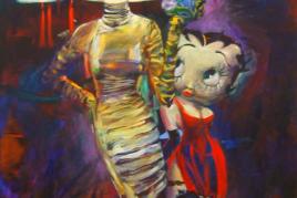 Monika Kaiblinger / Betty Boop / 160 x 120 cm / Acryl auf Leinwand / 2015