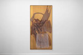 Robert Rauschenberg’s metal painting Washed Ghost (Borealis) (1989)