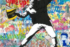 Mr. Brainwash Banksy Thrower