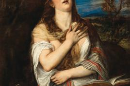 Tiziano Vecellio, gen. Tizian (Pieve di Cadore, ca. 1485/90–1576 Venedig) Die büßende Magdalena, 115 x 96,7 cm, Auktion 11. Mai 2022, erzielter Preis € 4.818.000