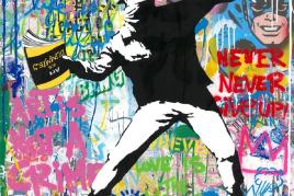 Mr. Brainwash Banksy Thrower