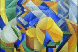 Vadym Meller Composition, 1919-20 Oil on canvas, 74 x 60 cm National Art Museum of Ukraine