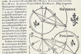 Eine der zahlreichen geometrischen Darstellungen in Johannes Keplers "Astronomia Nova". © Österreichische Nationalbibliothek