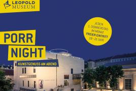 Freier Eintritt ins Leopold Museum - PORR Night