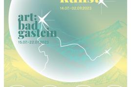 Plakat sommer.frische.kunst. und art:badgastein 2023