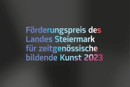 „Förderungspreis 2023“, © Neue Galerie Graz