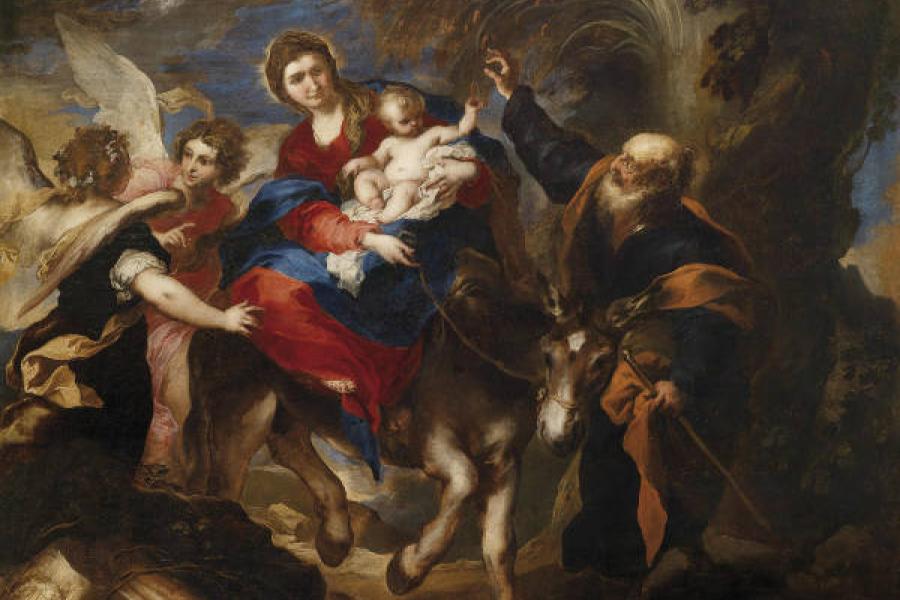 Peter Paul Rubens und Werkstatt, Der Christusknabe mit dem kindlichen Johannes, erzielter Preis € 558.030