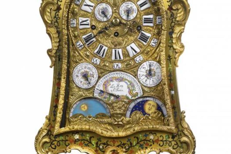 Barock Boulle-Konsolenuhr Le Roy a Paris, Schätzwert € 40.000 - 50.000, Fotonachweis: Dorotheum