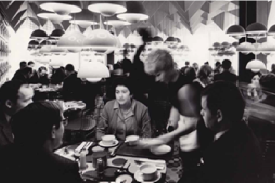 Verner Panton, SPIEGEL-Kantine, 1969, Foto: Kai Grieser