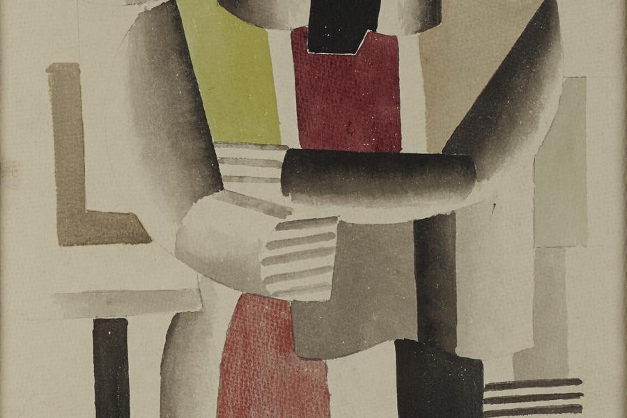 Fernand Léger Mann und Frau, 1921 Aquarell 36,5 × 26,5 cm Dauerleihgabe im Belvedere © Thyssen-Bornemisza Collections © VBK, Wien, 2013