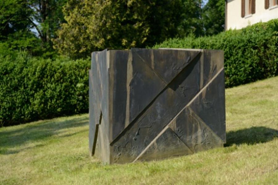 Georg Malin, Disentiser-Würfel (auch Andreaskreuz-Würfel), 1984–86/1988