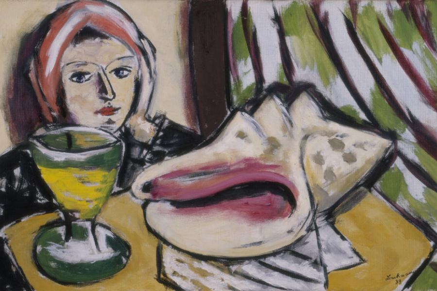 Max Beckmann (1884-1950) Stillleben mit großer Muschel, 1939 Öl auf Leinwand, 50 x 81 cm The Baltimore Museum of Art, Gift of William Dickey, Jr., BMA 1955.77 © VG Bild-Kunst, Bonn 2014