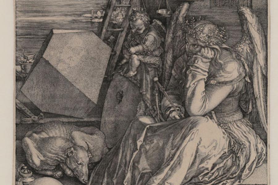 Albrecht Dürer, Melancholia I, Kupferstich, Inv.nr. 1298, Bartsch 74 – Graphisches Kabinett, Wallraf-Richartz-Museum