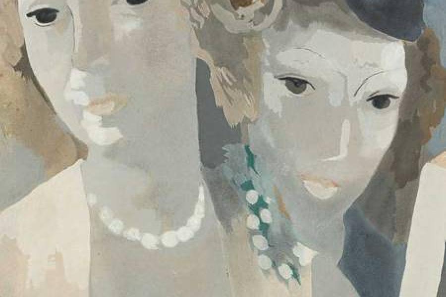 Marie Laurencin. Darstellungen von grazilen jungen Mädchen. Ausrufpreis:	7000 Euro