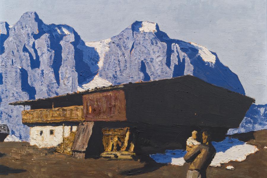 Alfons Walde * Schätzpreis € 150.000 - 300.000 (Oberndorf 1891 - 1958 Kitzbühel) Berghof, 1928/1930