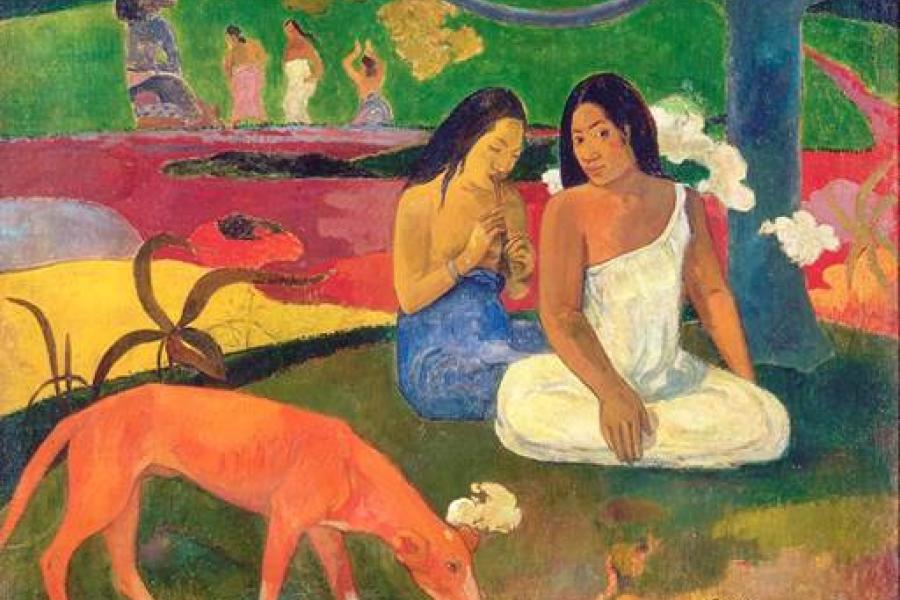 Paul Gauguin, Arearea, 1892, Öl auf Leinwand, 75 x 94 cm, Musée d'Orsay, Paris, Legat von Monsieur und Madame Lung, 1961, Foto: © RMN-Grand Palais (Musée d'Orsay) / Hervé Lewandowski