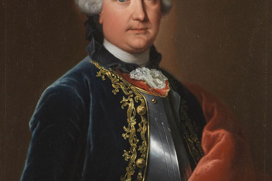 115002223 JOHANN HEINRICH TISCHBEIN D. Ä. 2 Pendants: Porträt Johann Carl Friedrich von Boineburg (1729-1792), Hessischer Obermarschall, und seine Gemahlin Caroline, geb. von Löwenstein, 1760. Öl auf Leinwand Schätzpreis: € 20.000