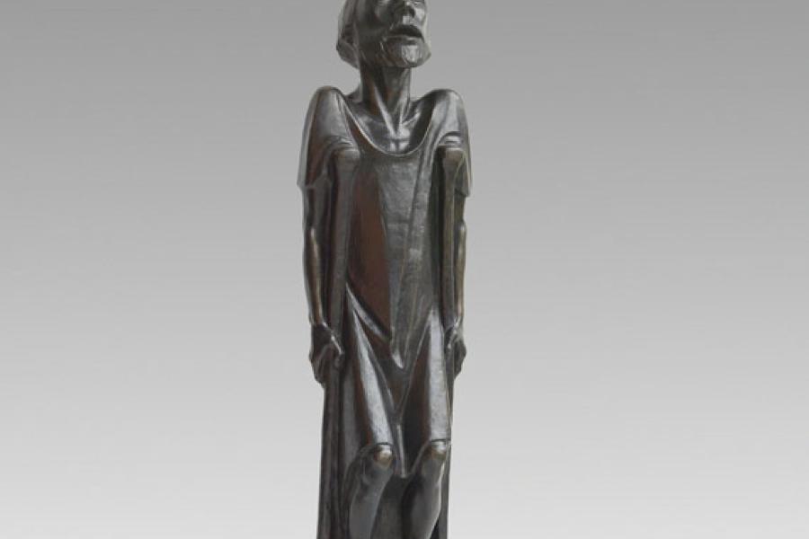 115001805 Ernst Barlach Der Bettler, 1930. Bronze Schätzpreis: € 200.000