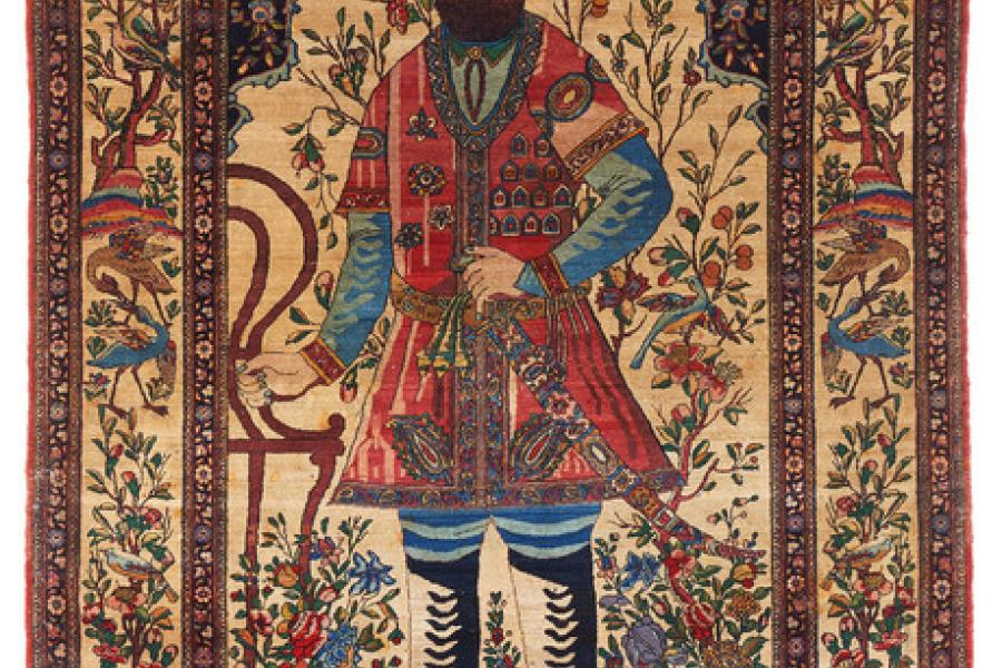 Kaschan, Atashoglu, Nadir Shah 1.Hälfte 20.Jh. 212 x 138cm Signiert Taxe: 3.000 Euro