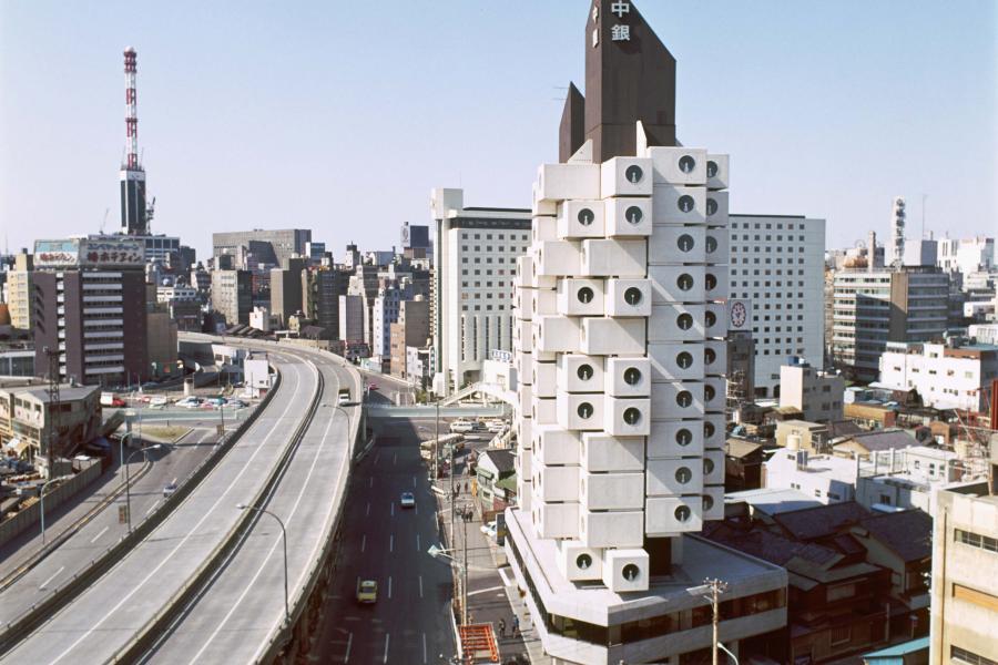 Kisho Kurokawa, Nakagin Capsule Tower, Tokio (JP), 1972 Copyright: Tomio Ohashi