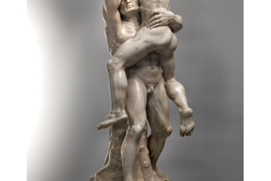 Riccardo Bacarelli (stand 154)    1 / 3  Tommaso Rues (Brunico 1636-1703 Venezia) Hercules and Antaeus