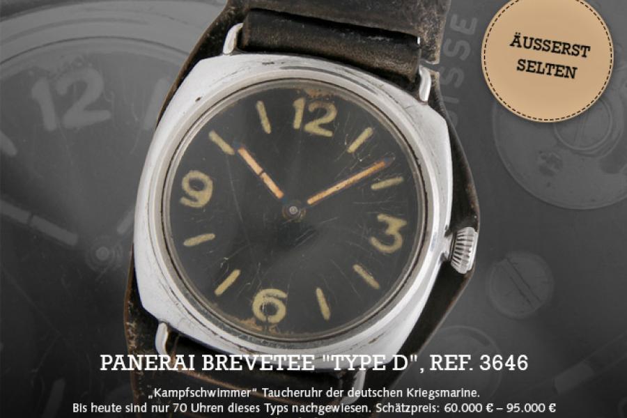 Officine Panerai Brevetee "Radiomir", Rolex SA-Genève, Suisse, 31 Victoires, Aufrufpreis: 42.000,00 €