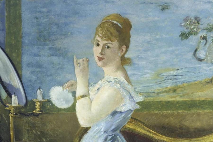 NANA, 1877 Édouard Manet Öl auf Leinwand, 154 x 115 cm  Hamburger Kunsthalle © bpk/Hamburger Kunsthalle  Foto: Elke Walford