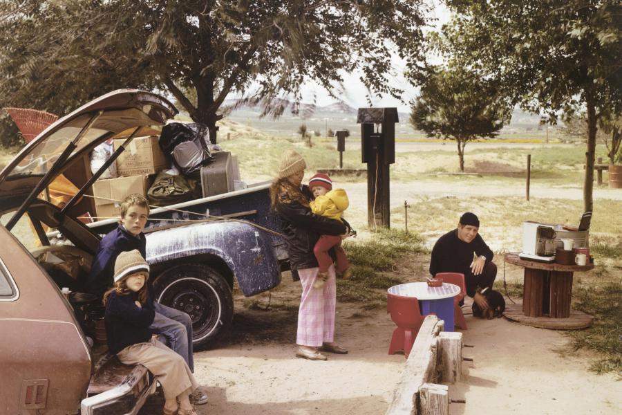 Joel Sternfeld Rastplatz im Red Rock State Park, Gallup, New Mexico, September 1982, Abzug 2010 Dauerleihgabe der Österreichischen Ludwig-Stiftung für Kunst und Wissenschaft © Joel Sternfeld; Courtesy of the artist and Luhring Augustine, New York