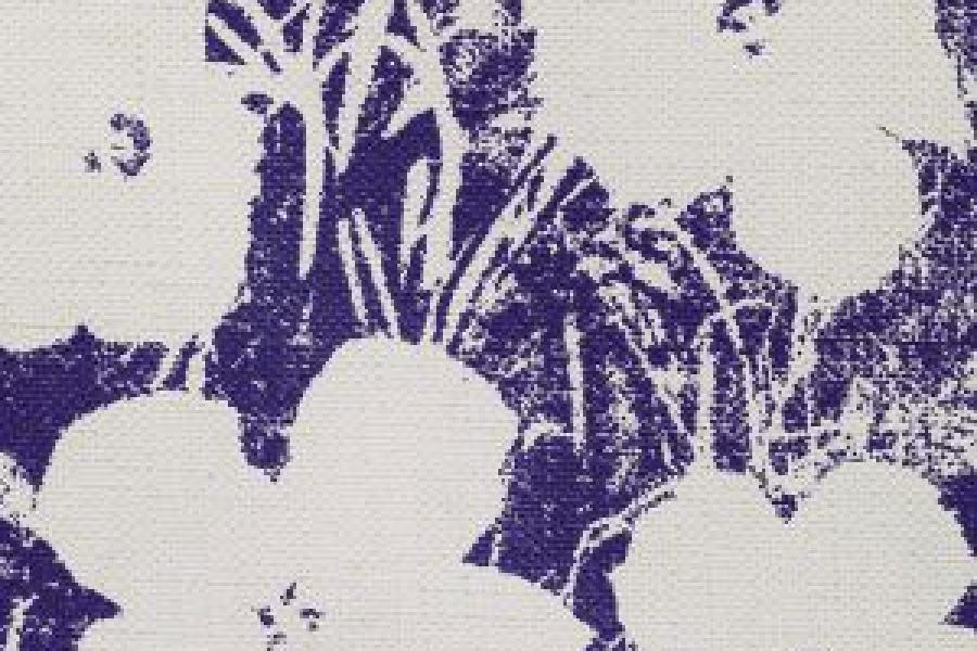 Andy Warhol, Flowers (Detail), 1964, Silkscreen auf Leinen; gerahmt; 12,7 × 12,7 cm, KP € 113.400