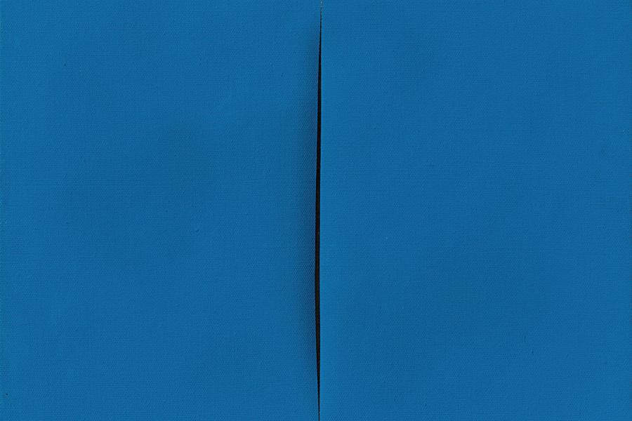 Lot Nr. 603 Lucio Fontana (1899 - 1968) Concetto spaziale, Attesa, 1967/68, Acryl auf Leinwand, 46 x 55 cm  erzielter Preis € 735.000