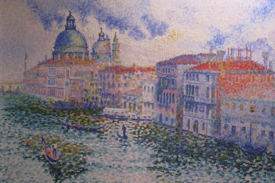 Henri Edmond Cross, Grand Canal et Palais da Mula, 1903/1905 Öl auf Leinwand, 72 x 88 cm Privatsammlung