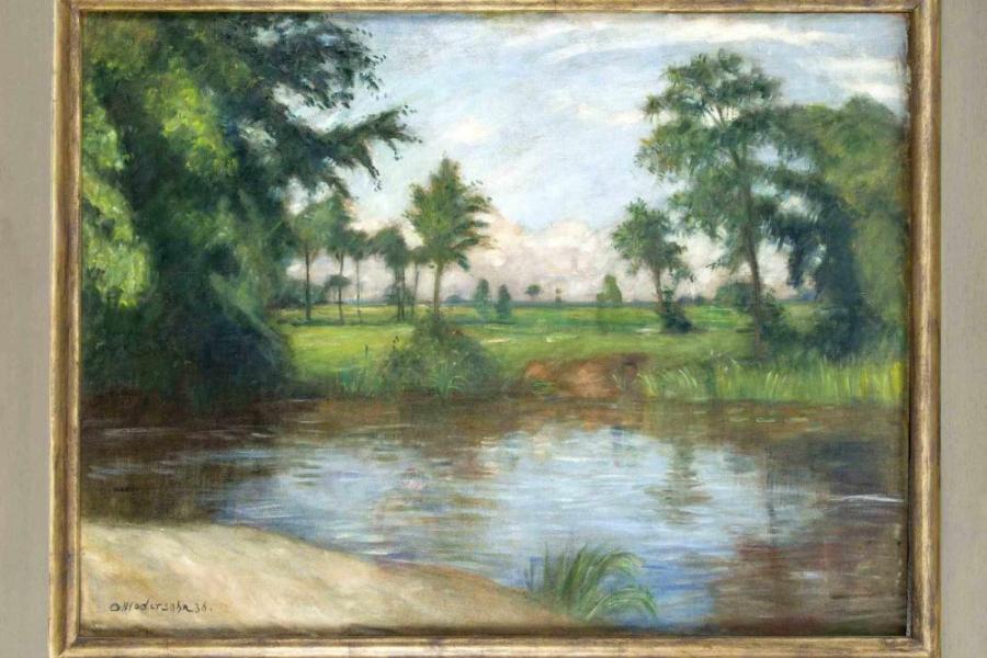 Otto Modersohn (1865-1943), Sommertag an der Wümme, Mindestpreis:	18.000 EUR