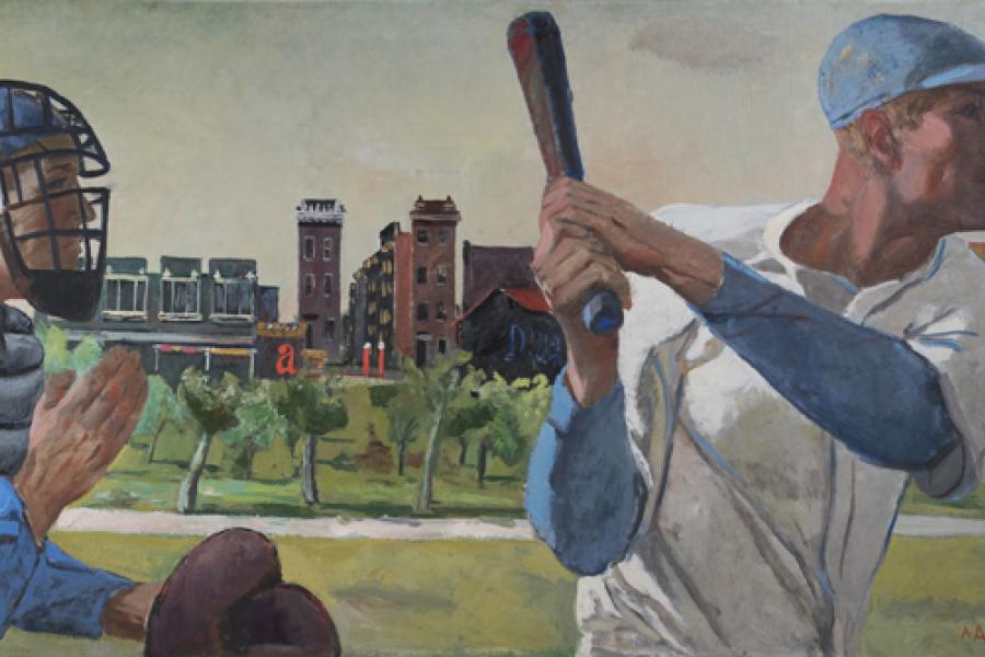 Alexander Deineka Baseball, 1935 Öl auf Leinwand 87 x 154 cm Vladimir Tsarenkov's Collection, London © VG Bild-Kunst, Bonn 2016