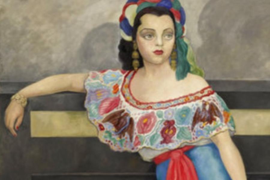 Lot 8 Property From The Collection of Mr. Jann Wenner Diego Rivera(1886-1957) Retrato De La Actriz Matilde Palou signed and dated 1951 upper left; also signed, titled, and dated on the reverse oil on canvas 80 1/2 by 48 1/4 in. 205 by 123 cm Estimate $2/3 million