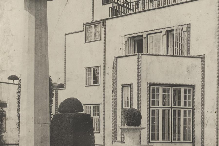 Josef Hoffmann, Palais Stoclet, Brüssel, 1906–1911. Silbergelatineabzug. Foto: unbekannt, vor 1931 © MAK