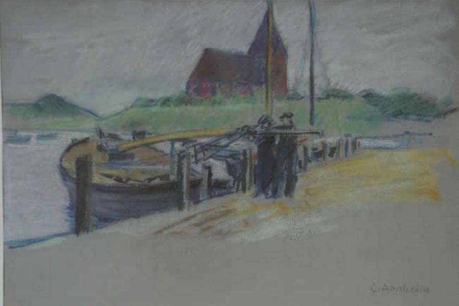 Los-Nr.: 1 am Hafen, Pastell Clara Arnheim 1865 - 1942 Signatur: signiert Erhaltung: guter Zustand Rahmung: gerahmt Maße in cm: 30 x 45 Rufpreis: 800 Schätzpreis: 1100 - 1200