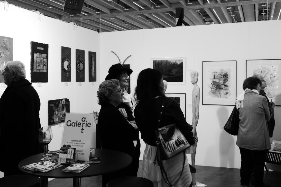 Vernissage: 23. ART Innsbruck 2019 (c) findART.cc Foto frei von Rechten.