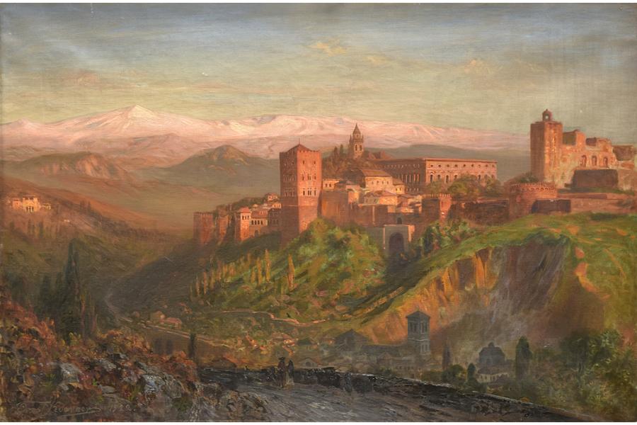 Karl Eugen Koerner 1846-1927 " Alhambra"