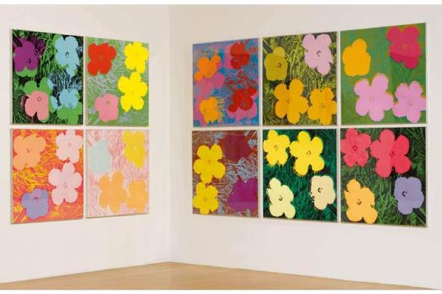 A Complete Set of Andy Warhol’s Iconic Flowers