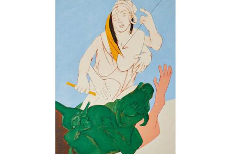 ￼Tyeb Mehta, Durga Mahisasura Mardini, 1993 Estimate upon Request