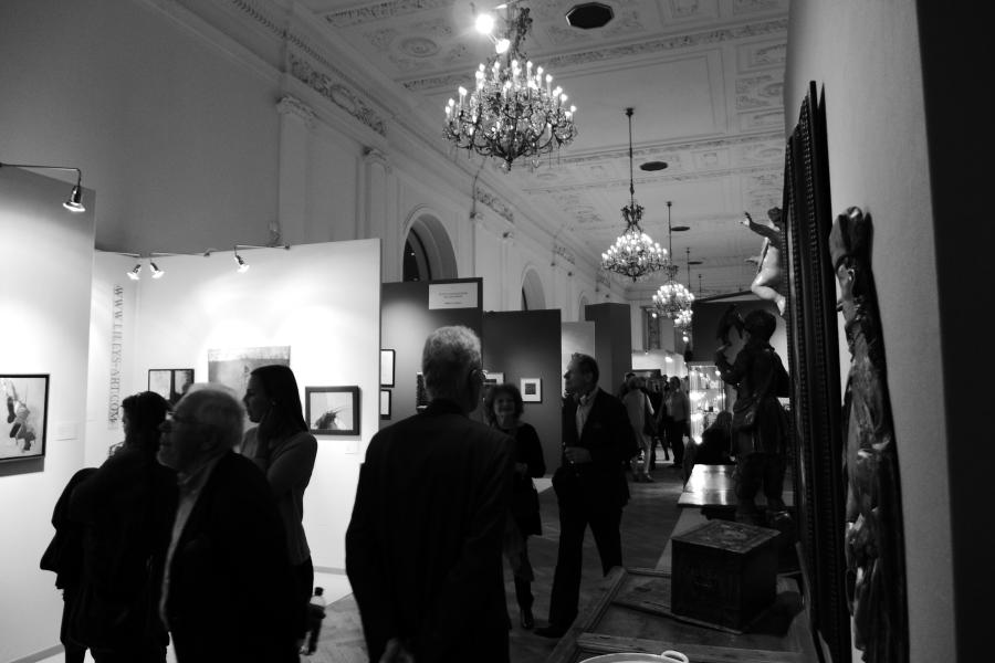 Vernissage: 72. NÖ Kunst- und Antiquitätenmesse 2018 (c) findART.cc Foto frei von Rechten.