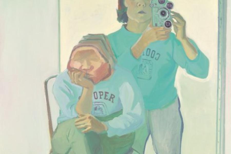 Maria Lassnig, Double Self-portrait with Camera, 1974, Oil paint on canvas © Maria Lassnig Foundation 6 - 30