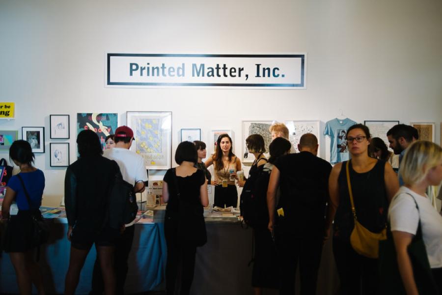 Printed Matter Inc.'s booth at NYABF14. Photo courtesy BJ Enright Photography.