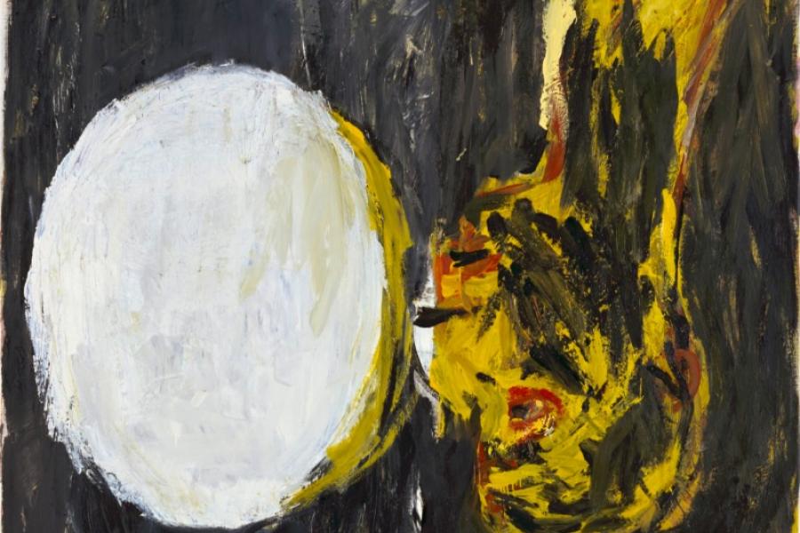 Georg Baselitz, Blick aus dem Fenster [View out of the Window], 1982 Oil on canvas. 130 x 162 cm (51,18 x 63,78 in) (GB 2231) Private collection