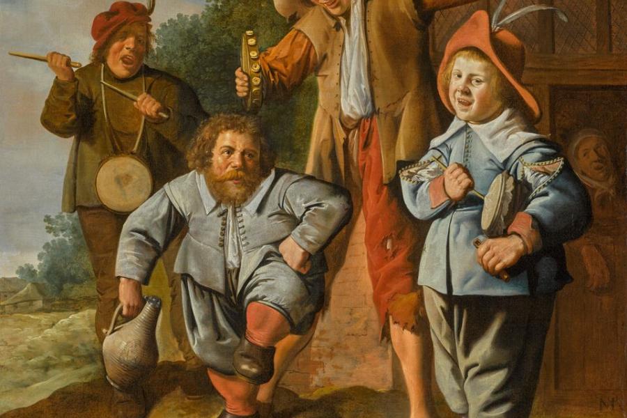 ￼Jan Miense Molenaer, Young musicians with dancing dwarf Estimate: £40,000 – 60,000 Old Masters sale, 8 May 2019