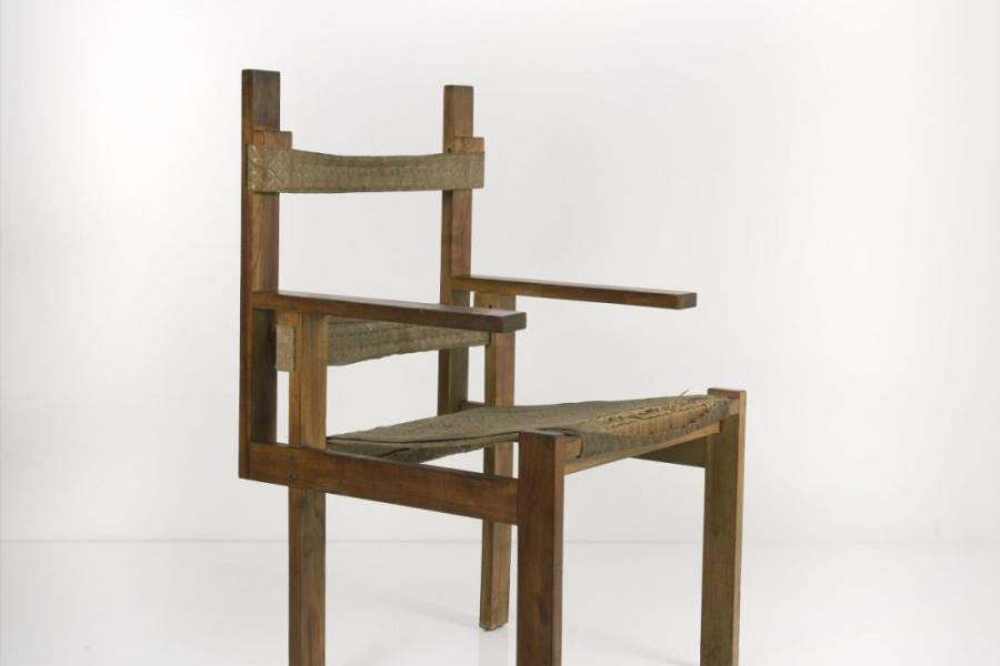 Marcel Breuer, 'Lattenstuhl ti 1a', 1924 'Lattenstuhl ti 1a', 1924 H. 95,2 x 56 x 57,7 cm; Lattenstärke: 2,5 x 6 cm. Bauhaus Weimar, 1924/25. Aufrufpreis:	35.000 EUR Schätzpreis:	35.000 - 45.000 EUR