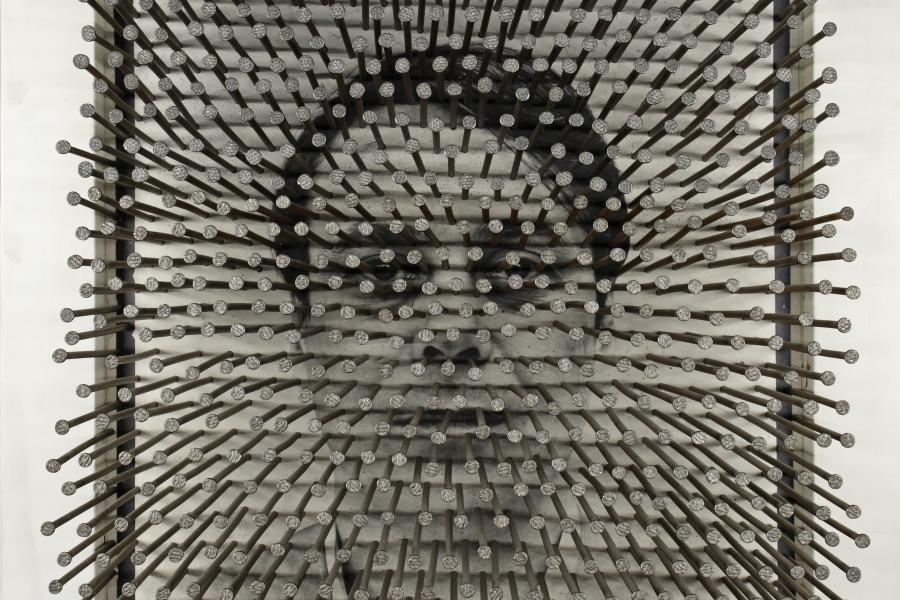 Günther Uecker, Selbstportrait, 1963 © VG Bild-Kunst, Bonn 2020